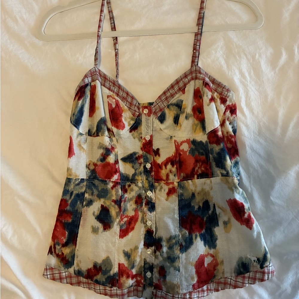 Abercrombie & Fitch Multicolor Floral Camisole